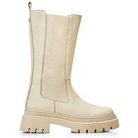 Moda In Pelle Women's 'Itzel' Leather Ankle Boots in Cream | Size: 5