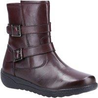 Fleet & Foster Women's Zambia Zip Mid Boot in Wine | Size: 4