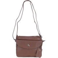 'Glasgow' Real Leather Crossbody Bag