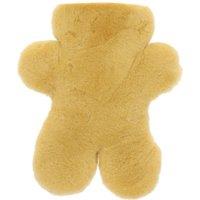 Fenland England 'Teddy' Real Sheepskin Water Bottle in Yellow