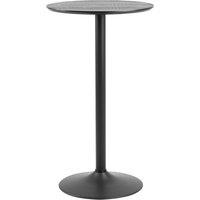 Furniture To Go Ibiza Tall Round Bar Table in Black