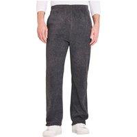 Chums Men's Polar Fleece Jogging Bottoms Leisure Trousers in Grey | Size: 40L