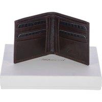 Ashwood Leather Men's Vegetable Tanned Leather Billfold Wallet with 8 Card Slots in Brown