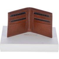 Ashwood Leather Men's Vegetable Tanned Leather Billfold Wallet with 8 Card Slots in Tan