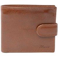 Ashwood Leather Men's Classic Leather Billfold Wallet with 3 Card Slots & ID Tab in Tan