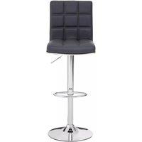 Orsina Tavor Faux Leather Bar Chair in Grey