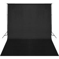 Berkfield Home Backdrop Support System 500 x 300 cm Black