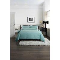 The Lyndon Company Saint-Andr 100% Cotton Duvet Cover Set in Duck Egg Blue | Size: Double