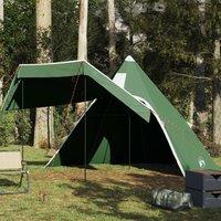 Berkfield Home Camping Tent Tipi 5-Person Green Waterproof