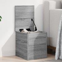Berkfield Home Storage Box Grey Sonoma 30x35x35 cm Engineered Wood | Size: 30 x 35 x 35 cm