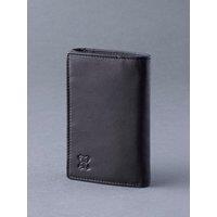 Lakeland Leather Men's 'Bowston' Tri-Fold Leather Wallet in Black