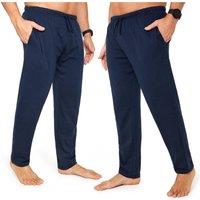 CityComfort Men's Pyjama Trousers 2 Pack in Navy | Size: Medium