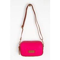 Etre Women's Ripley Crossbody Camera Bag - Pink, Nylon/PU in Pink