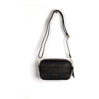 Etre Women's Juniper Crossbody Camera Bag - Black, Textured PU in Black