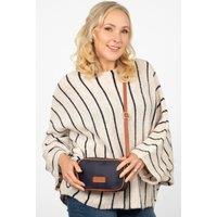 Etre Women's Ripley Crossbody Camera Bag - Navy Blue, Nylon/PU