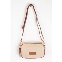 Etre Women's Ripley Crossbody Camera Bag - Cream, Nylon/PU in Cream