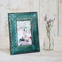Paper High 6 x 4 Hara Green Distressed Mango Wood Photo Frame