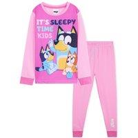 Bluey Girl's Pyjama Set in Pink | Size: 5-6 Years