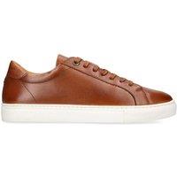KG Kurt Geiger Men's 'Fire' Leather Trainers in Tan | Size: 12