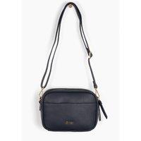 Etre Women's Willa Crossbody Bag - Navy Blue, Pebbled Faux Leather