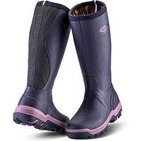 Grubs Boots Women's Rainline 2.0 Lightweight Wellington Boots in Aubergine | Size: 3