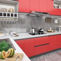 Berkfield Home Self-adhesive Furniture Film Red 500x90 cm PVC