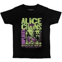 Alice In Chains Men's MTV Unplugged Dog T-Shirt in Black | Size: XL