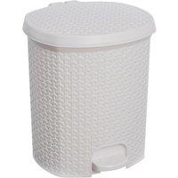 Keeeper Pedal Waste Bin 21 Litre Nordic White