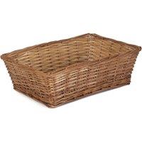 Red Hamper Tapered Split Willow Tray in Brown