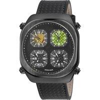 GV2 Quattro 43403 Swiss Quartz Black Dial Men's Watch