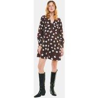 Watercolour Daisy Poplin Dress Floral