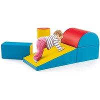Costway 5 Pieces Kids Climb & Crawl Foam Play Set Children's Educational Software