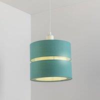 CGC Lighting 'Gayle' Teal Two Tier Ceiling Shade