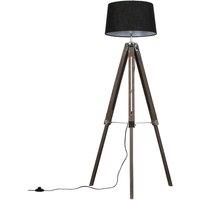 ValueLights Clipper Black Floor Lamp