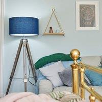 ValueLights Clipper Brown Floor Lamp Base