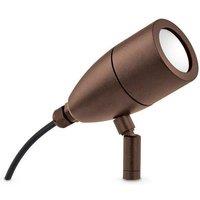 Netlighting Inside Outdoor Ground Display Spotlight Lamp 1 Light Coffee IP54 G9 in Brown