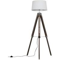 ValueLights Clipper White Floor Lamp