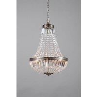 BHS Lighting Esmeralda Pendant Ceiling Light in Metallic Gold