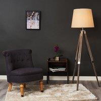 ValueLights Clipper Brown Floor Lamp