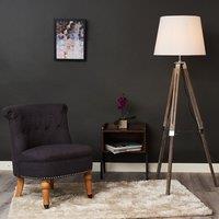 ValueLights Clipper Brown Floor Lamp