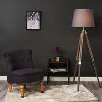 ValueLights Clipper Brown Floor Lamp