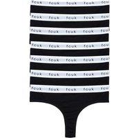 7 Pack Cotton FCUK Ladies Thongs