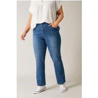 Evans Women's Straight Leg Jeans in Blue | Size: 32S