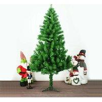 Shatchi Artificial 6FT Christmas Green Traditional Realistic Natural Branches Canadian Pine Tips Xmas Tree
