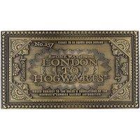 Harry Potter Limited Edition Replica Hogwarts Express Train Ticket in Bronze