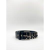 SVNX Black Bullet Belt with Metal Bullets | Size: Medium/Large