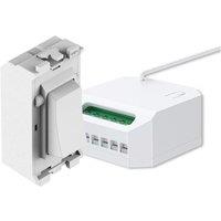 ENER-J Wireless Kinetic BG Grid Switch & 5A RF Receiver Combo Pack in White