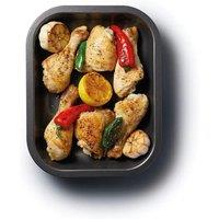 MasterClass Non-Stick Open Roasting Pan, 27x21x4cm in Grey | Size: 27 x 21 x 4 cm