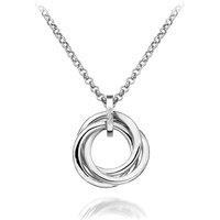 Hot Diamonds Women's Calm Pendant in Silver | Size: 45 cm