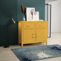 Cabinet Bits Palazzi 2 Door 2 Drawer Sideboard in Mustard